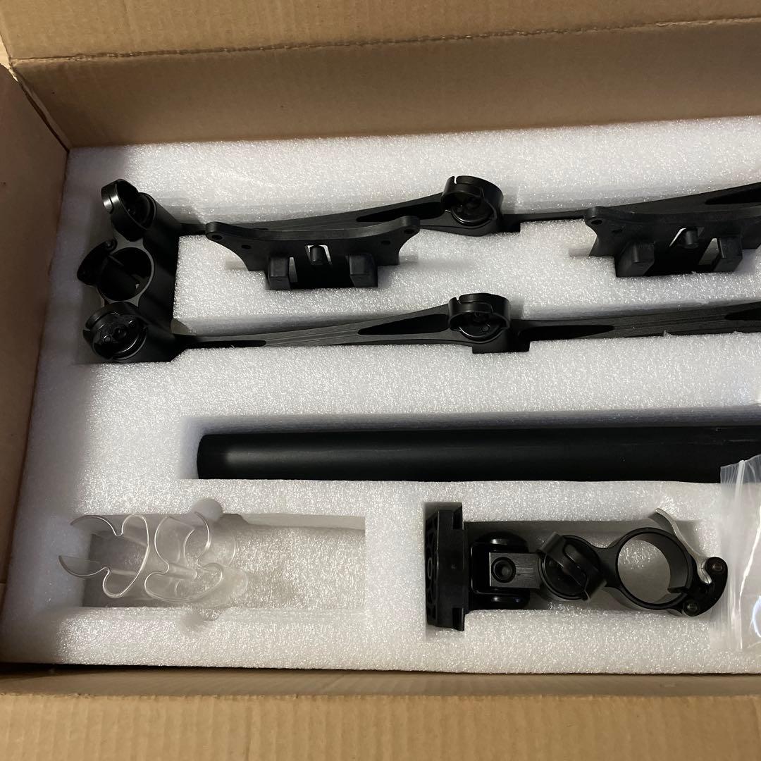 美品❣️Bauhutte ロングモニターアーム　トリプル BMA-300N-BK