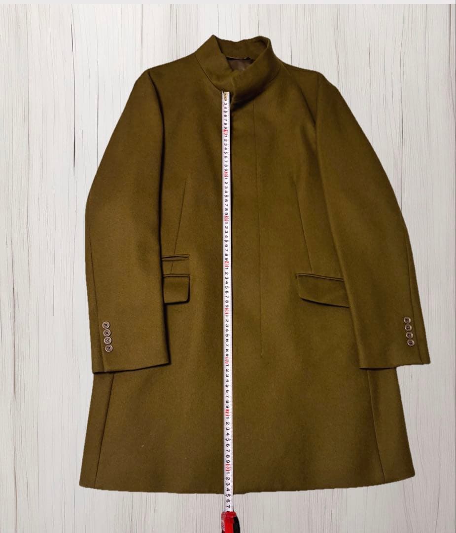 EPOCA UOMO ウール100%スタンドカラーコート