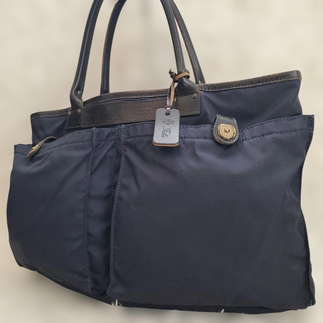 ⭐美品⭐Felisi ブリーフケース 9236/DS ネイビー ブラック