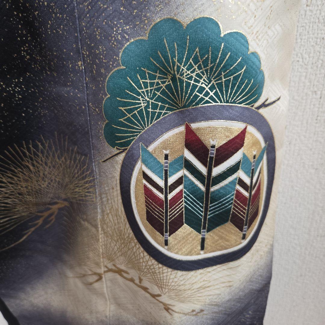 み　　No35. 正絹　男の子お祝い着物　産着長襦袢付き　七五三