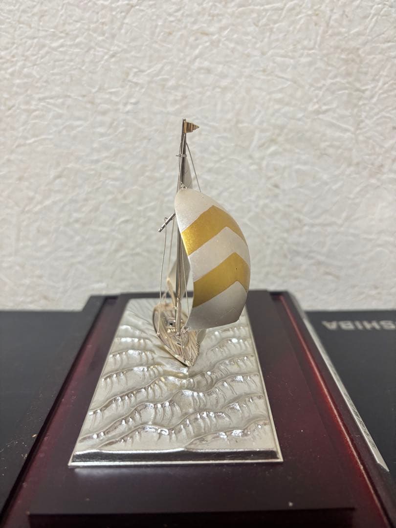 銀製ヨット　TAKEHIKO