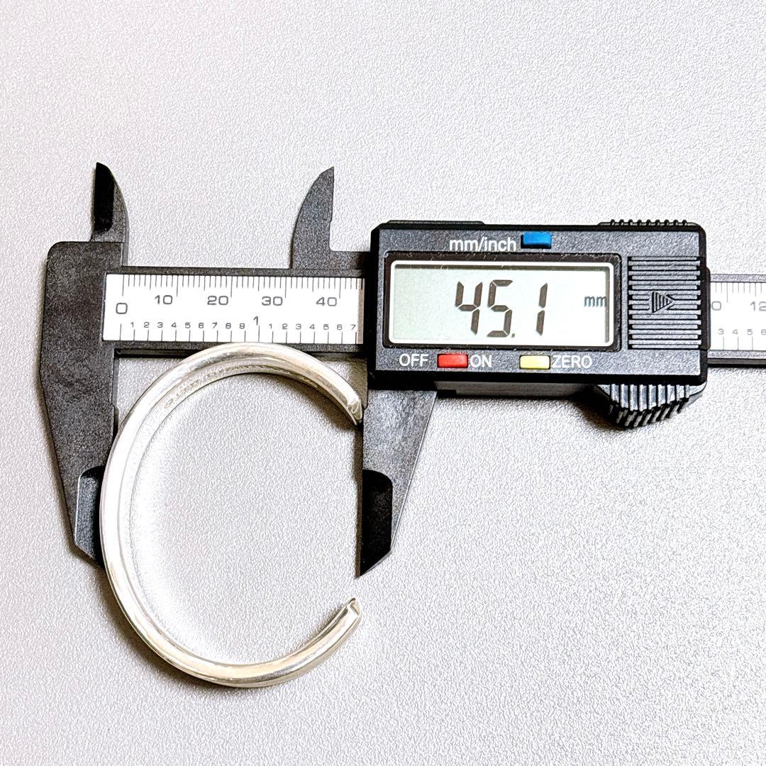 【美品】ティファニー ナローカフ ワイドバングル ブレスレット SV925
