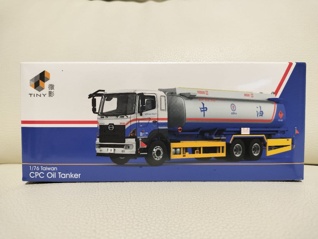 TINY 台湾中油 タンクローリー ミニカー 模型 タイニー 車 日野 微影