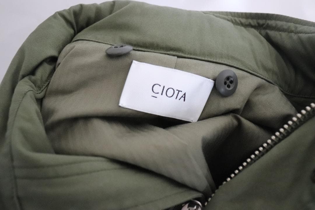 CIOTAシオタ新品メンズM65ジャケット サンプル69300円カーキ2