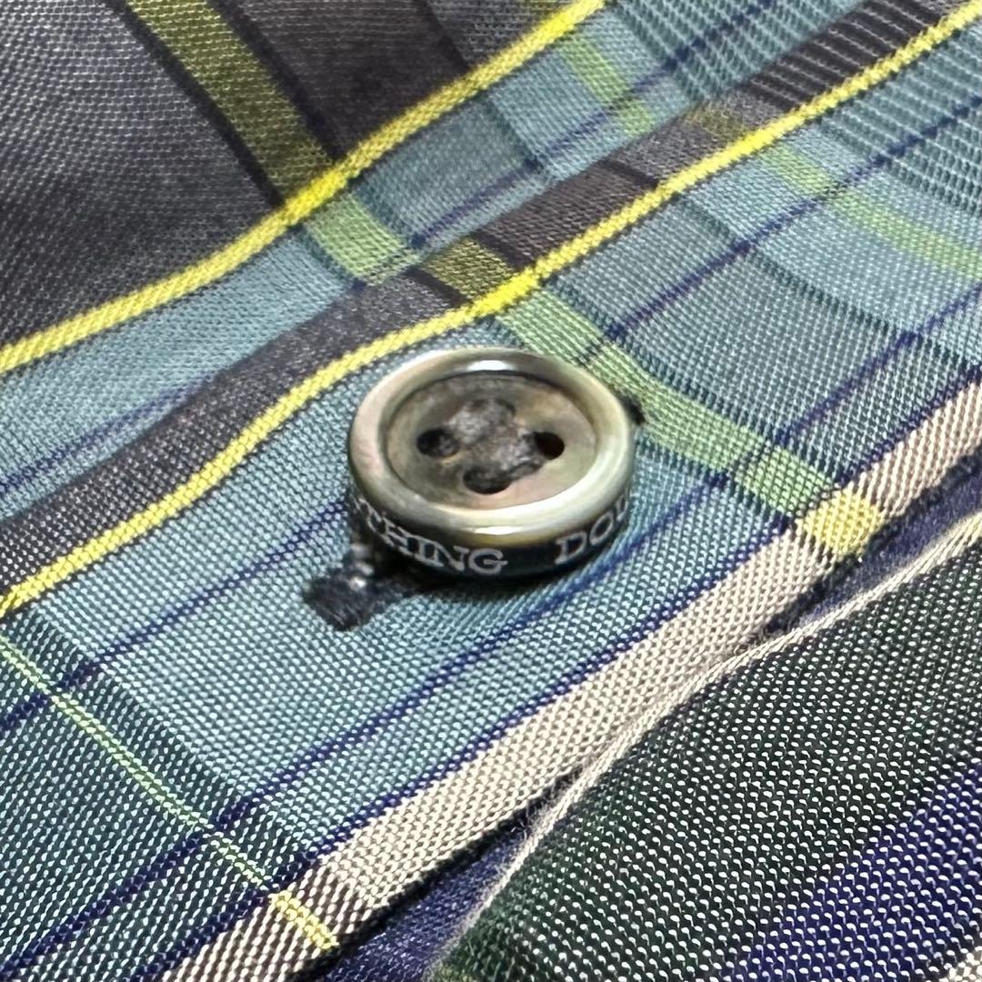 美品✨ダブルスタンダードクロージング コンパクトテンセルチェックロングワンピース