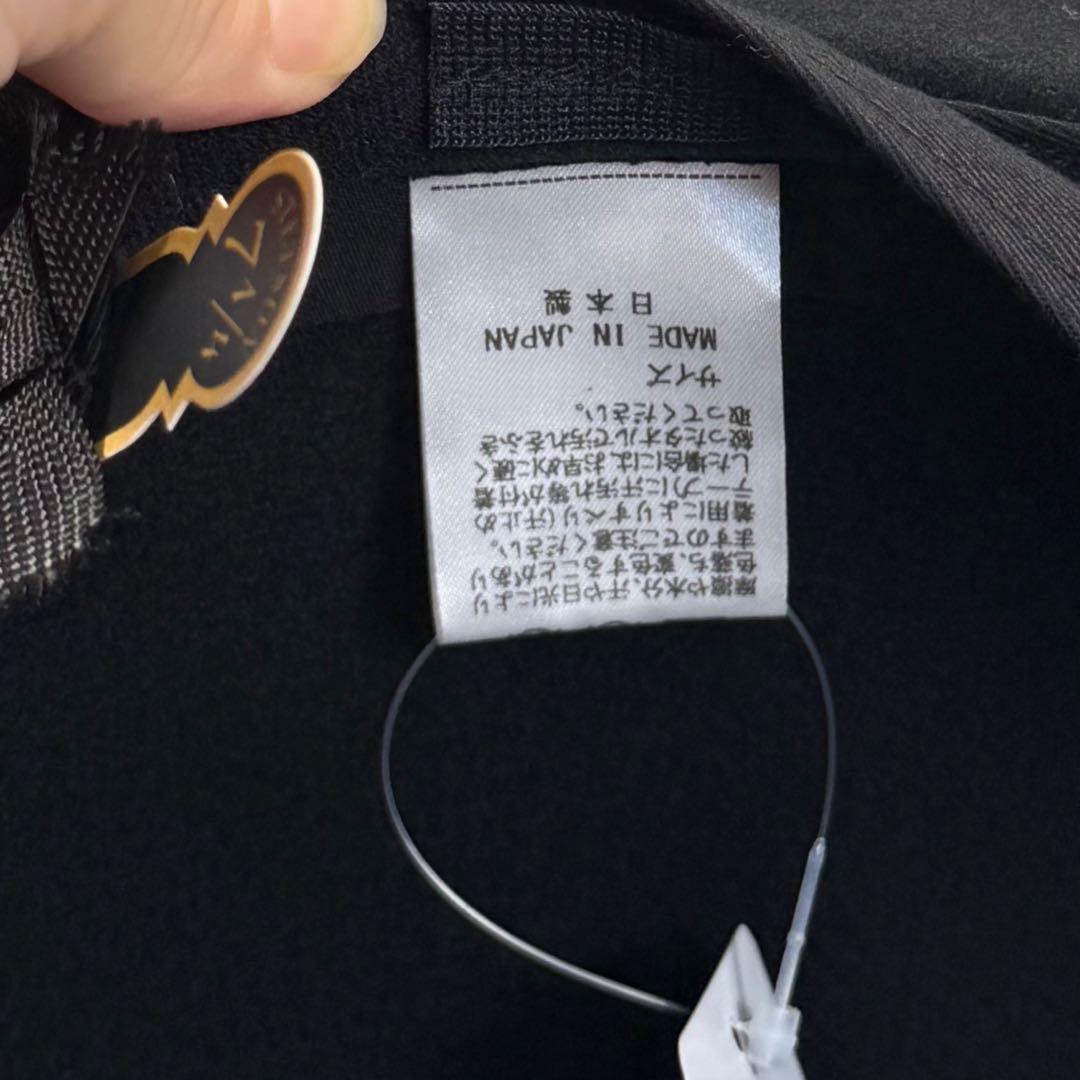 ラス1‼️STETSON SE827 フラットブリムフェルトハット　黒色