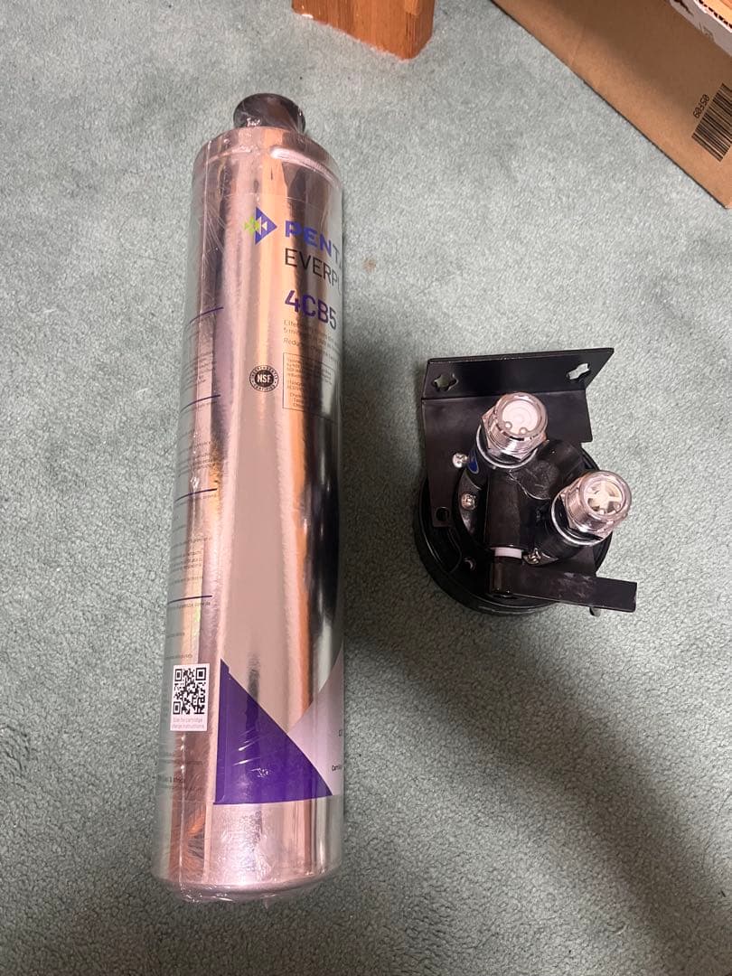 浄水器　業務用　エバーピュア　ヘッド付きカートリッジ　QL3-4CB5