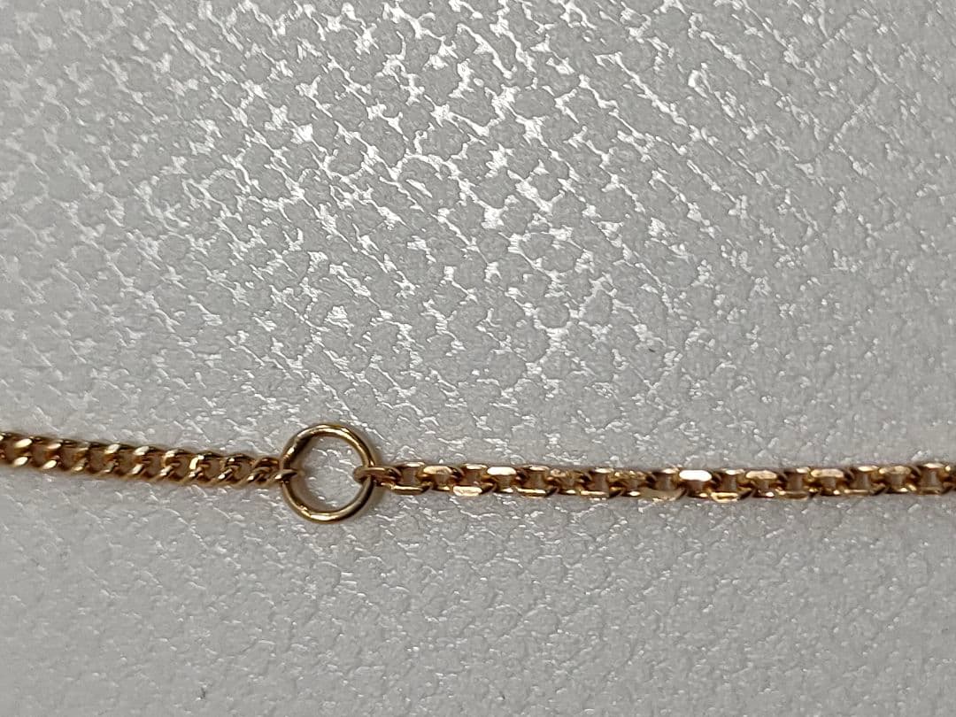 アンクレット K18 2.3g 18金 ゴールド リング チェーン 検査済み