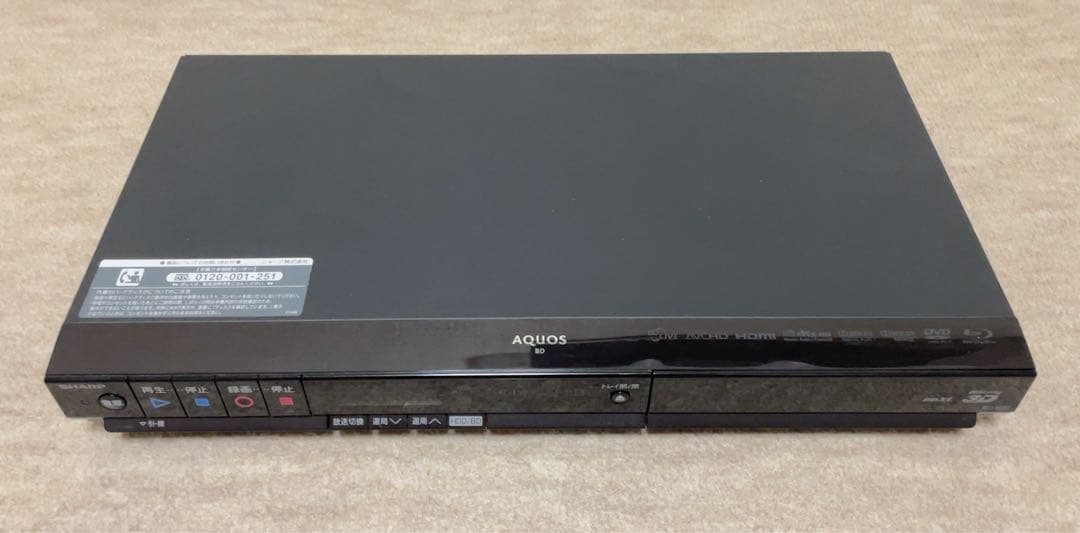 SHARP AQUOS BD-H30 Blu-rayレコーダー