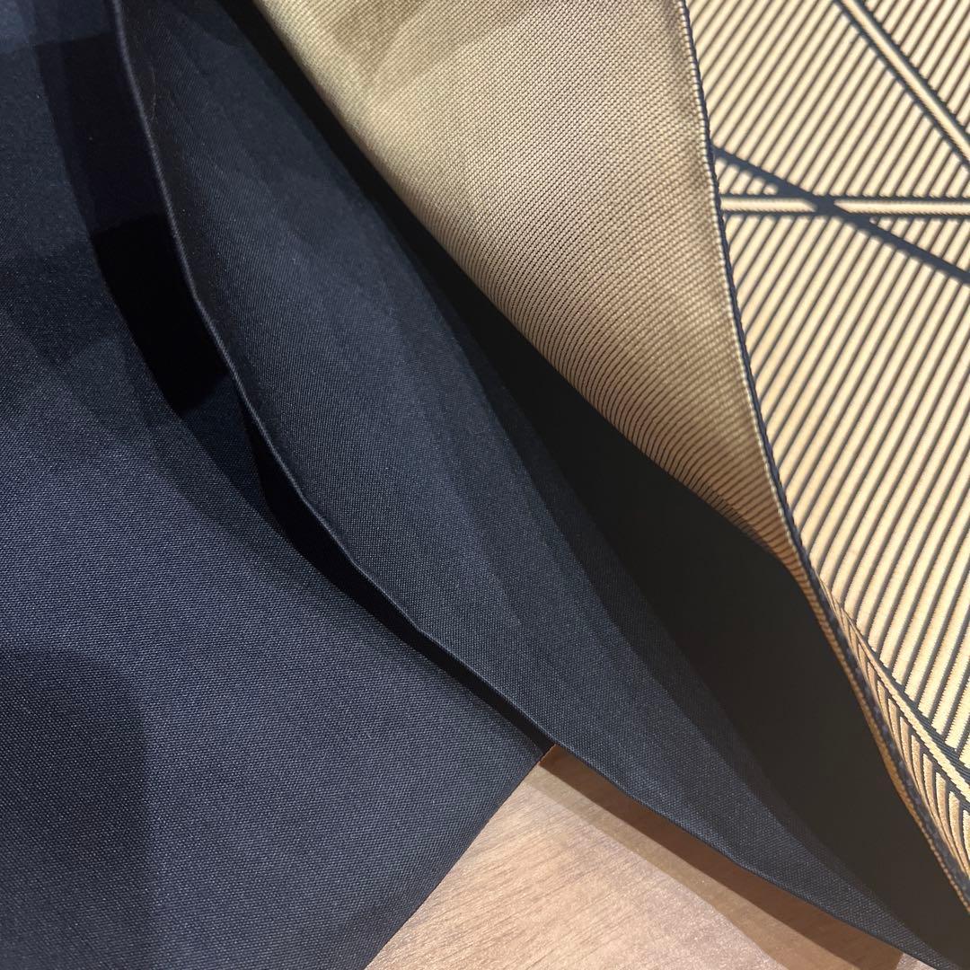 全通　袋帯　博多　筑前　黒×ゴールド　中古美品