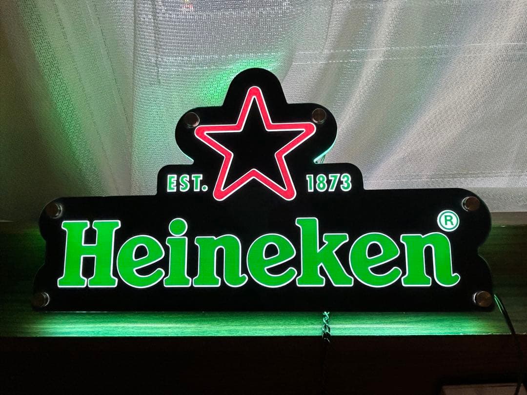 Heineken ネオン看板 EST. 1873