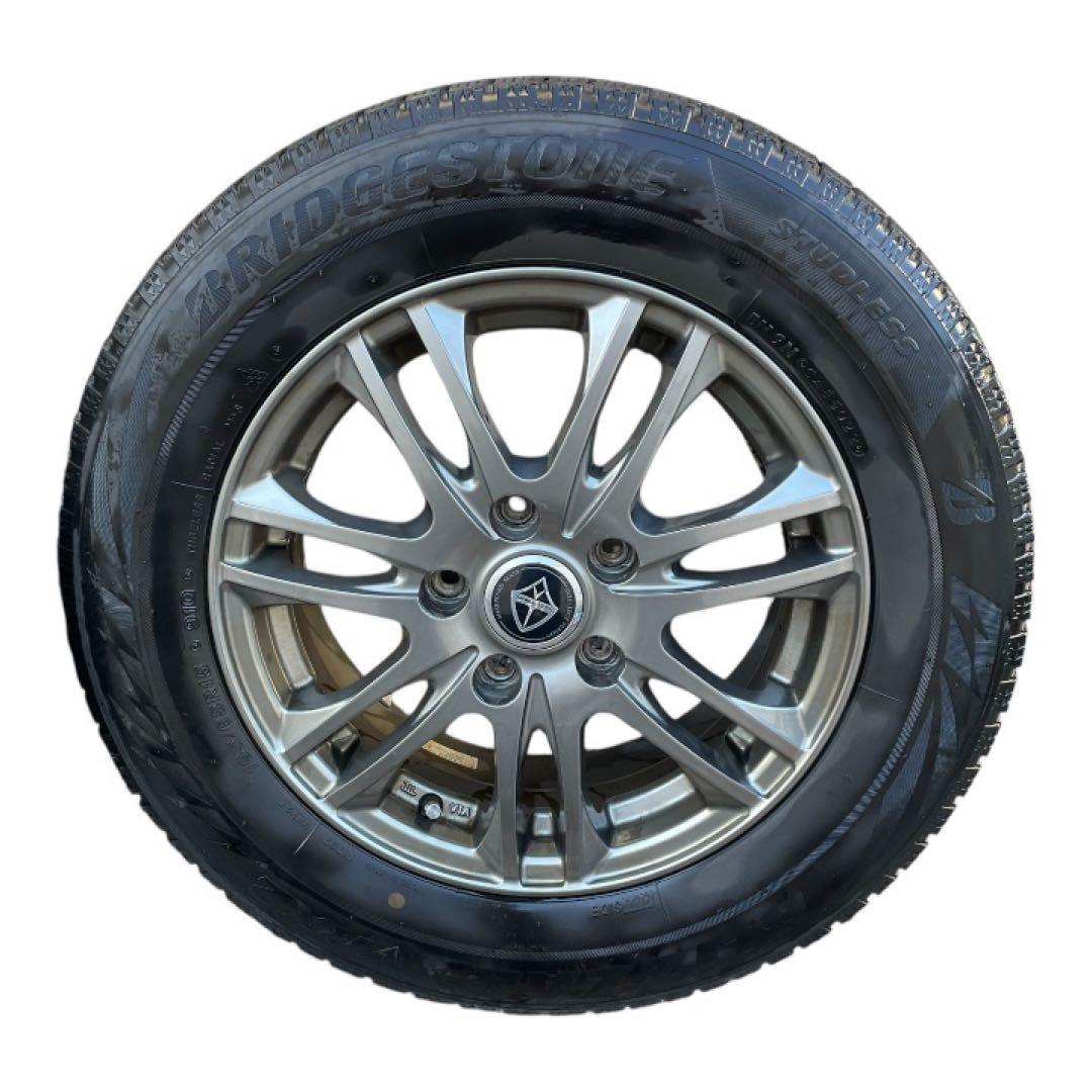 美品　スタッドレスタイヤ4本セット　VRX2 wedsアルミ195/65R15