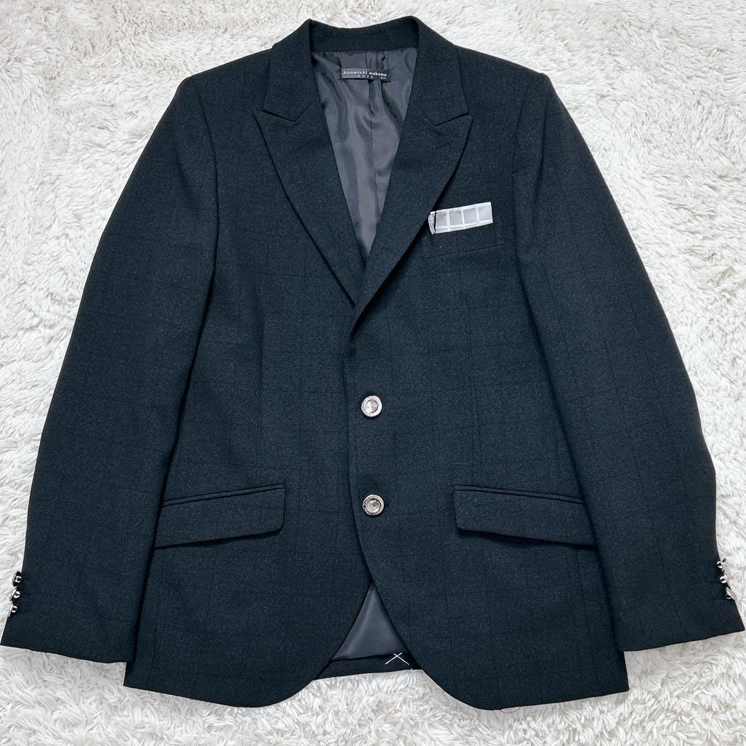美品✨ヒロミチナカノ 165 スーツ 5点セット 銀ボタン 男の子 七五三 卒業