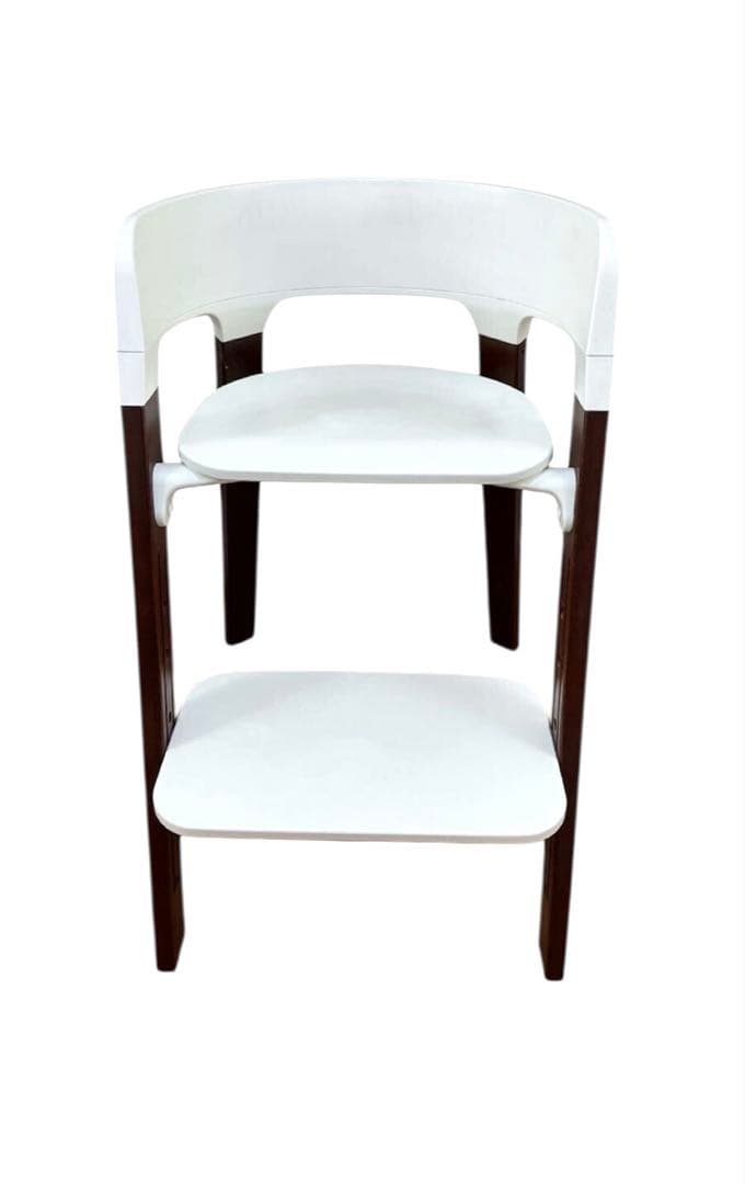 【ストッケ】Stokke ステップス チェア ホワイト/ブラウン