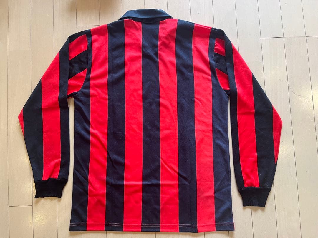 ACミラン 91-92 ホーム 長袖 インターコンチネンタルカップパッチ付き