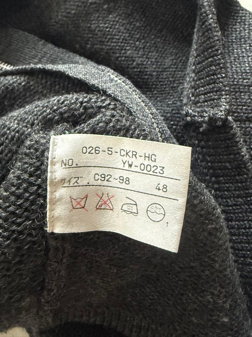 jean paul gaultier homme objet ジップアップニット