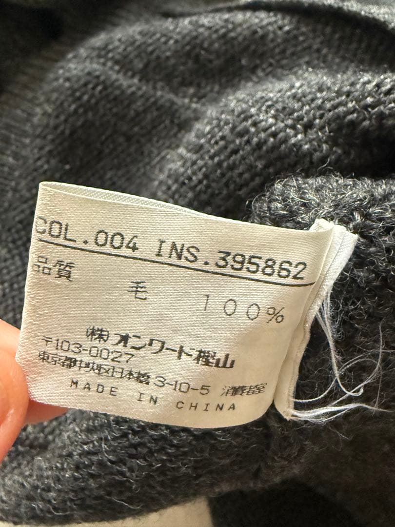 jean paul gaultier homme objet ジップアップニット