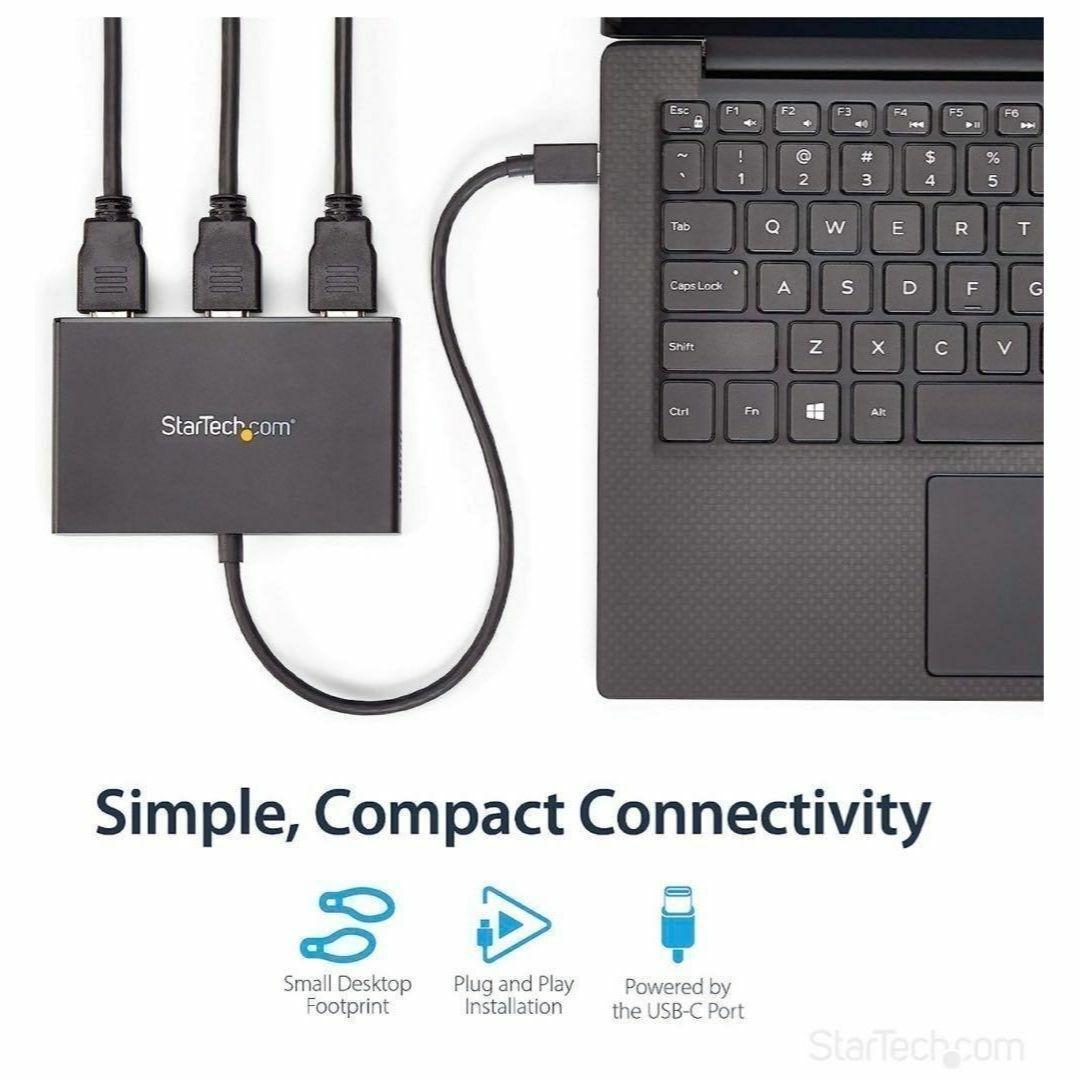 StarTech.com USB-C HDMI マルチモニター アダプター