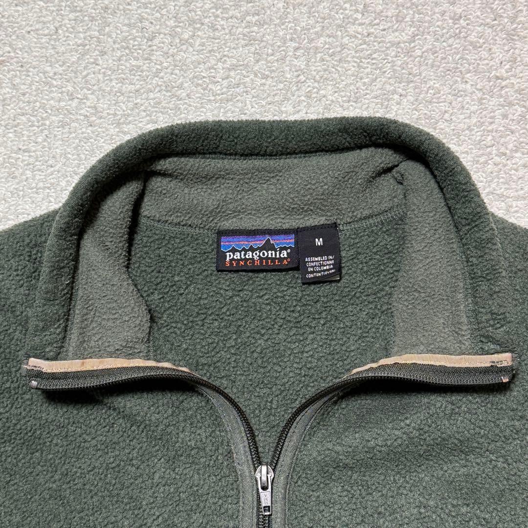 Patagonia Synchilla ベスト M カーキ グリーン mars