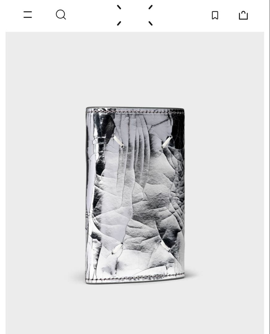 メゾンマルジェラ　ミラーキーリングウォレット