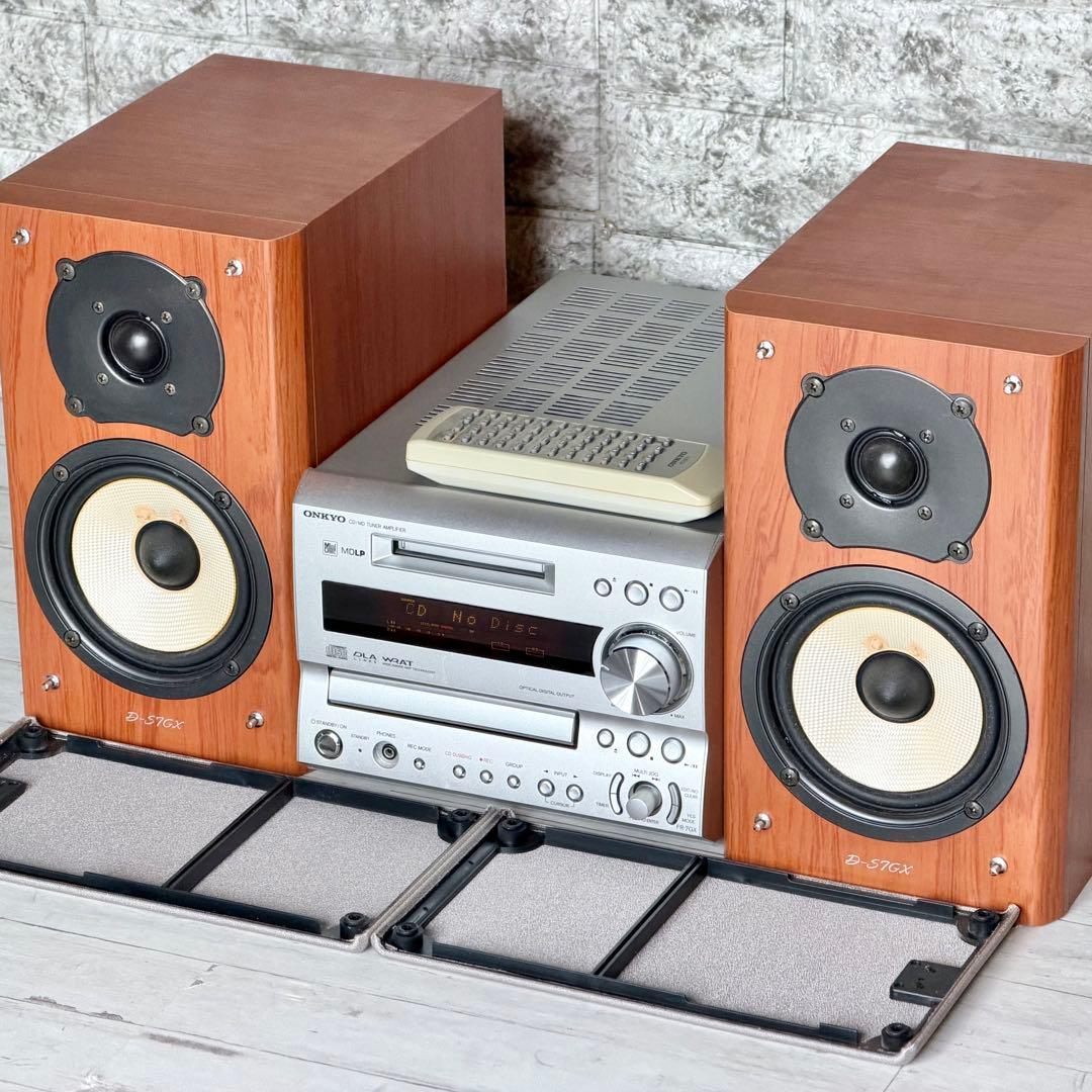 ONKYO「FR-7GX」CD・MD搭載ミニコンポ
