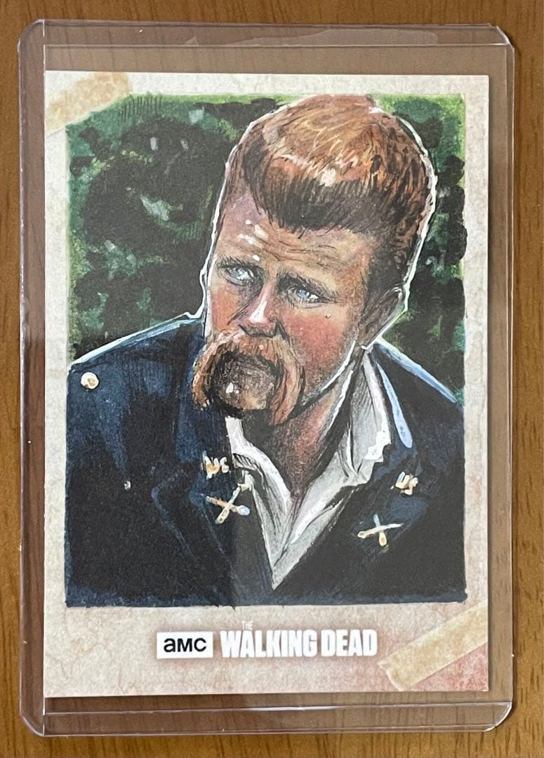 ウォーキングデッド トレカ エイブラハム アーティスト直筆サイン入り 超激レア
