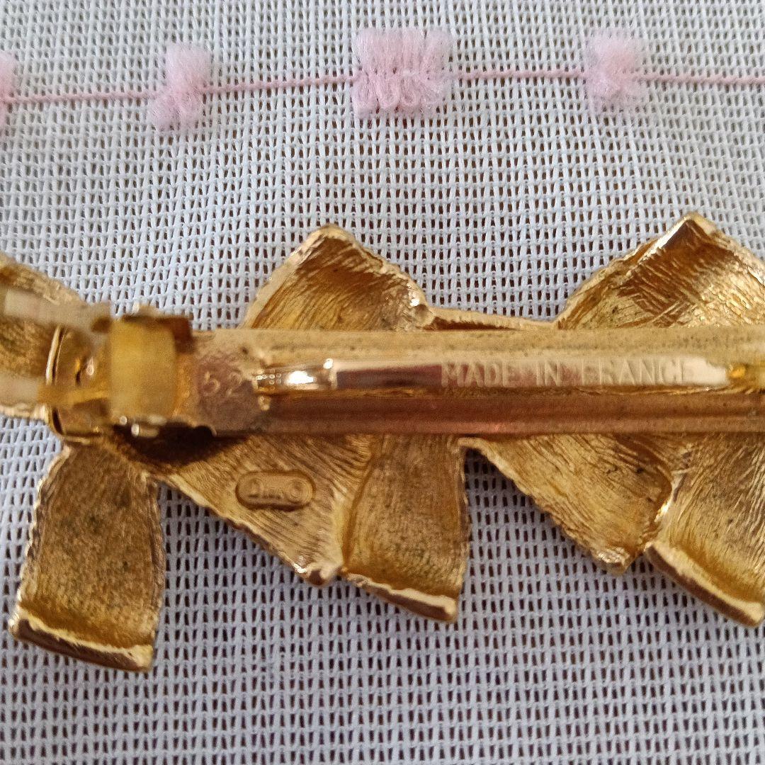 Christian Diorディオールゴールドバレッタ、ヴィンテージ