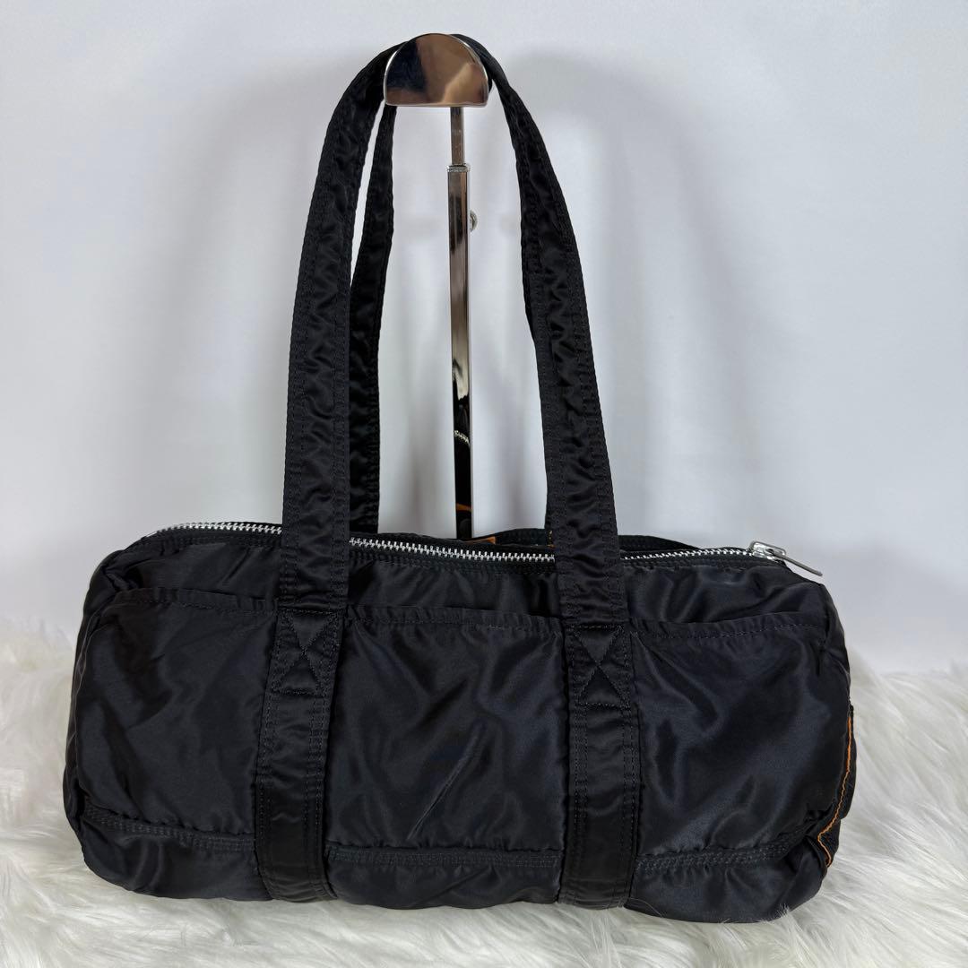 [未使用級] PORTER　タンカー　ミニボストンバッグ　S　ドラム