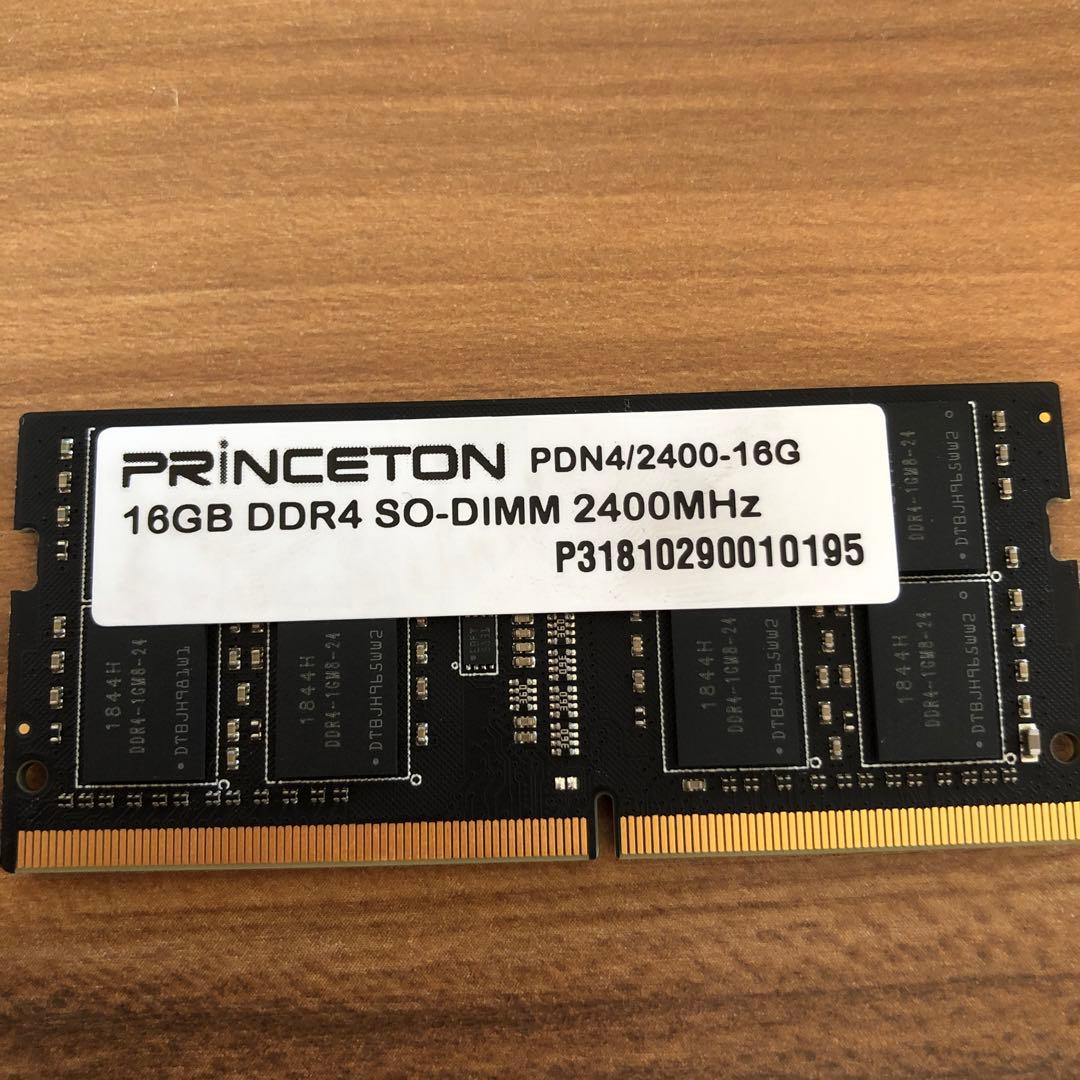 PRINCETON DDR4 ノートパソコン用メモリ16G