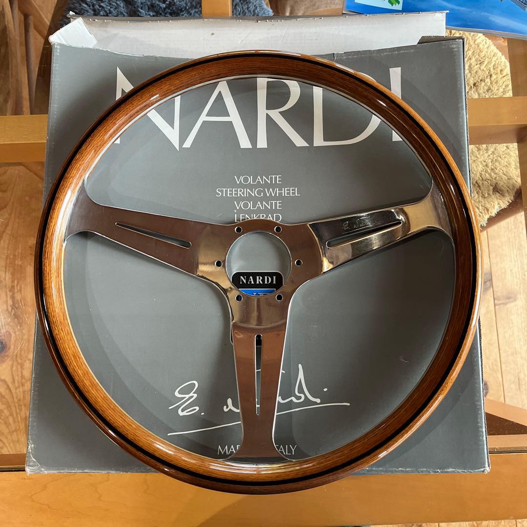 NARDI ナルディ　ステアリング　ウッド&ポリッシュ　380mm 38