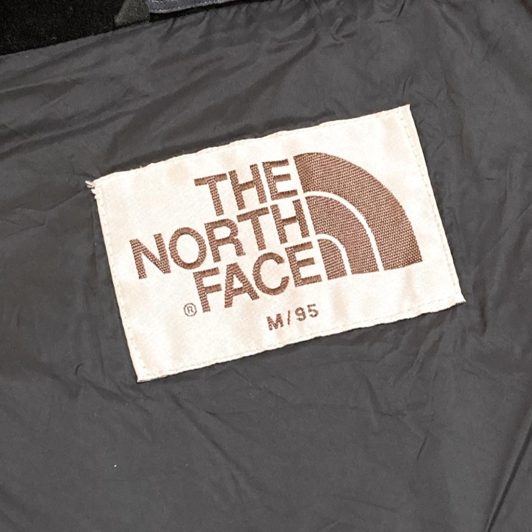 ザノースフェイス ダウンジャケット 刺繍ロゴ ブラック 95(M) 1449