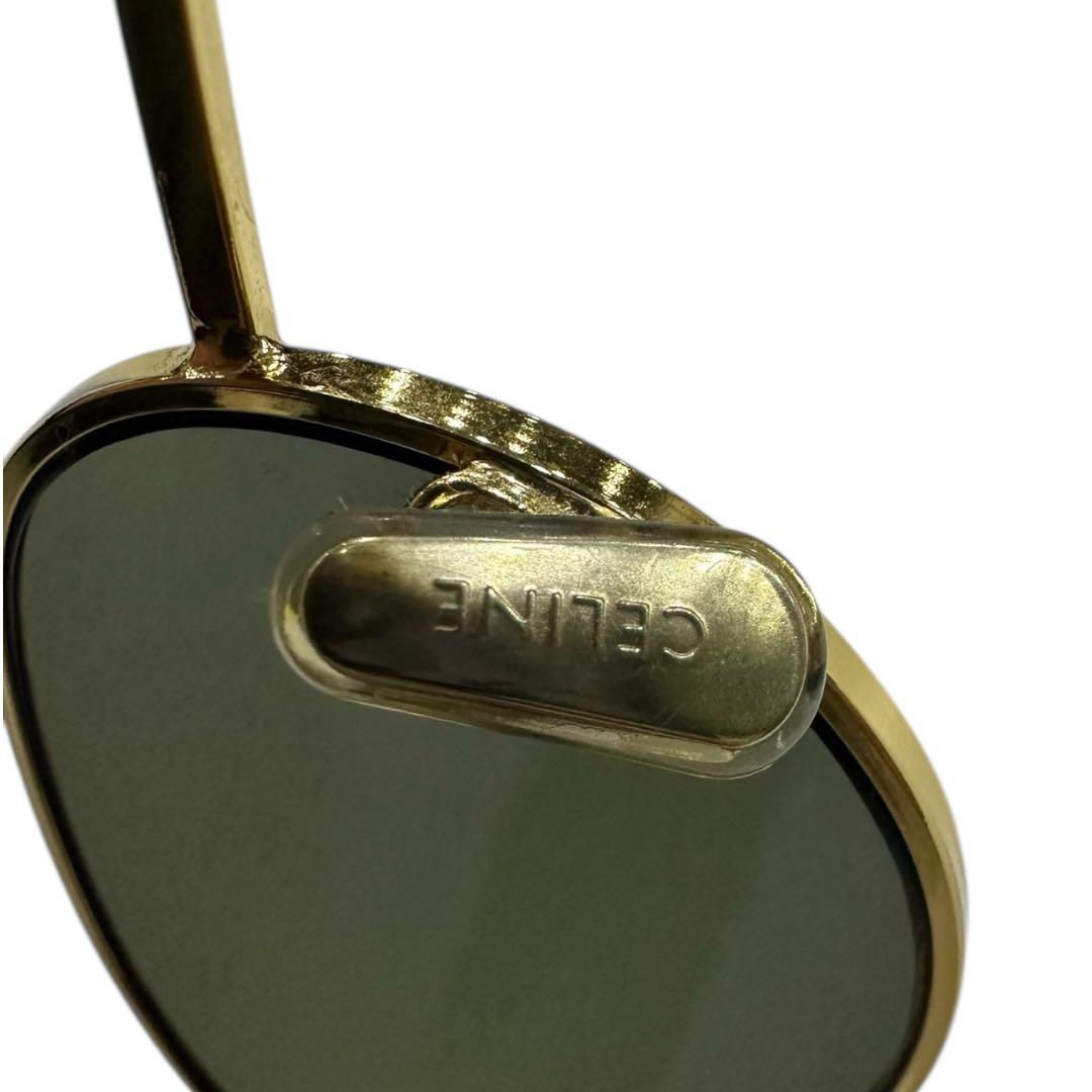 CELINE ゴールド オーバル型 サングラス