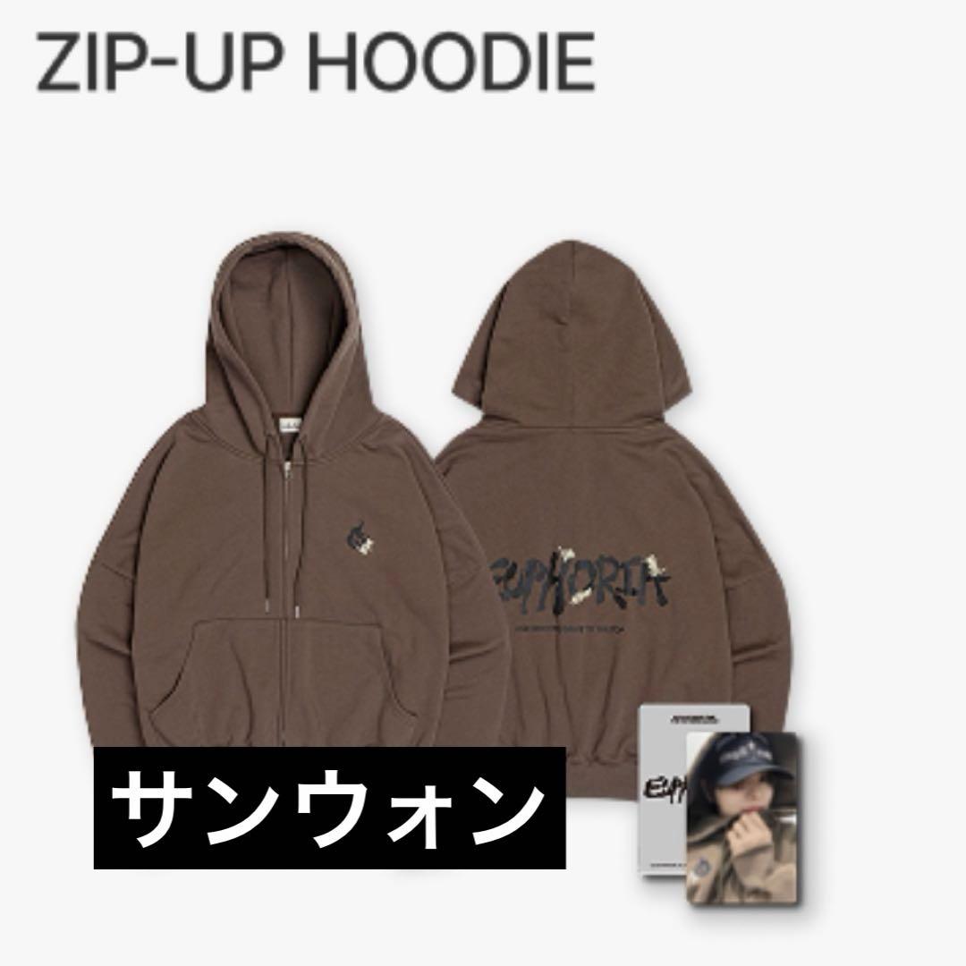 韓国　ald1 EUPHORIA OFFICIAL MD パーカー　サンウォン