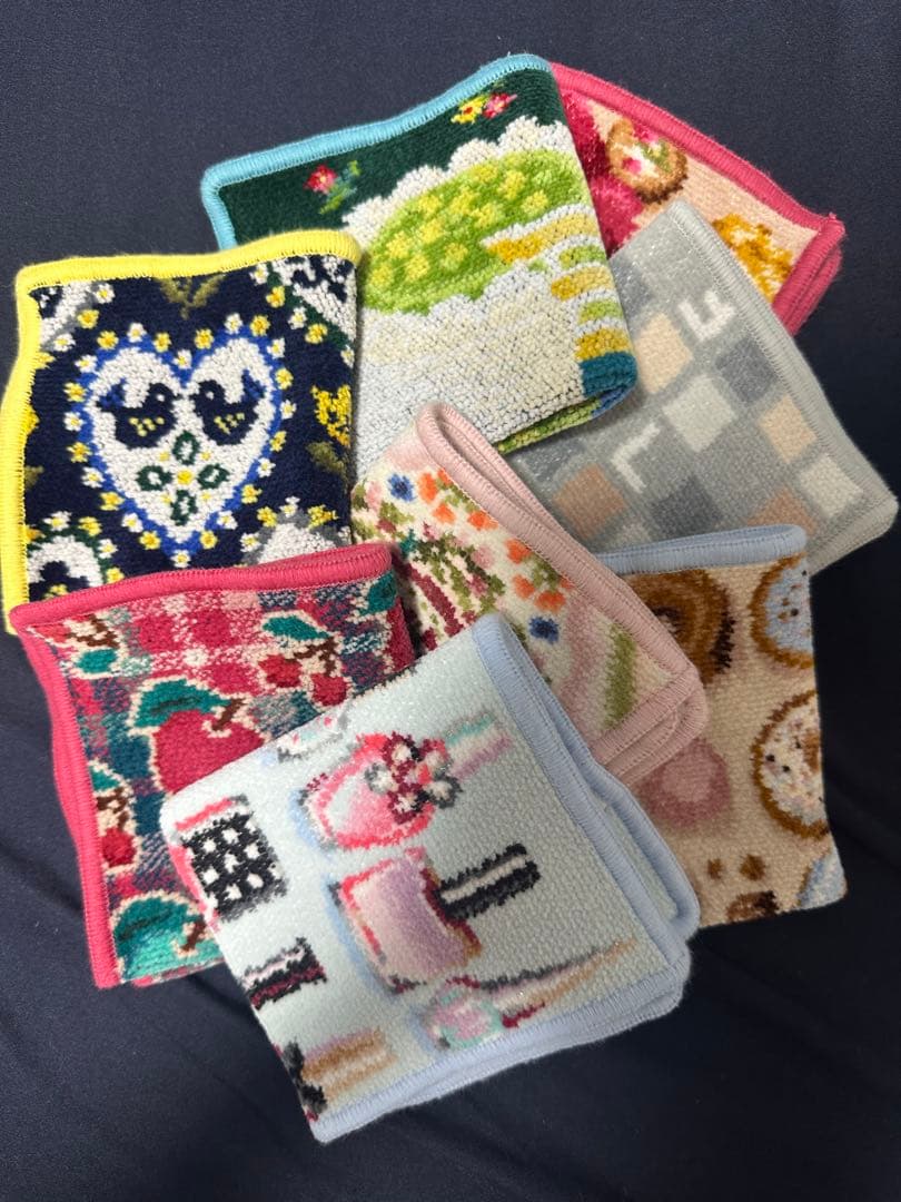 【美品】フェイラーハンカチ8枚まとめ売り　バラ売り不可