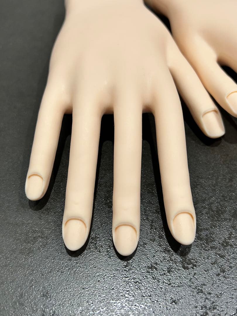 JNEC認定モデルハンド ネイルチップ ルースキューティクルシール セット