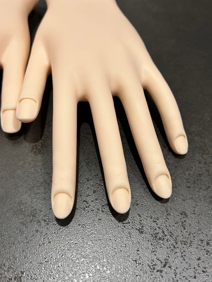 JNEC認定モデルハンド ネイルチップ ルースキューティクルシール セット