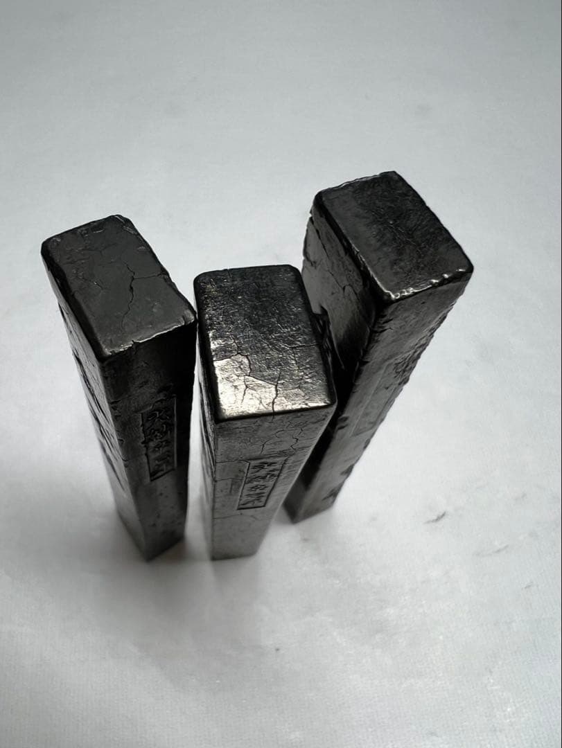 中華高級古墨金不換15gx3点 稀少骨董墨傷有為得！