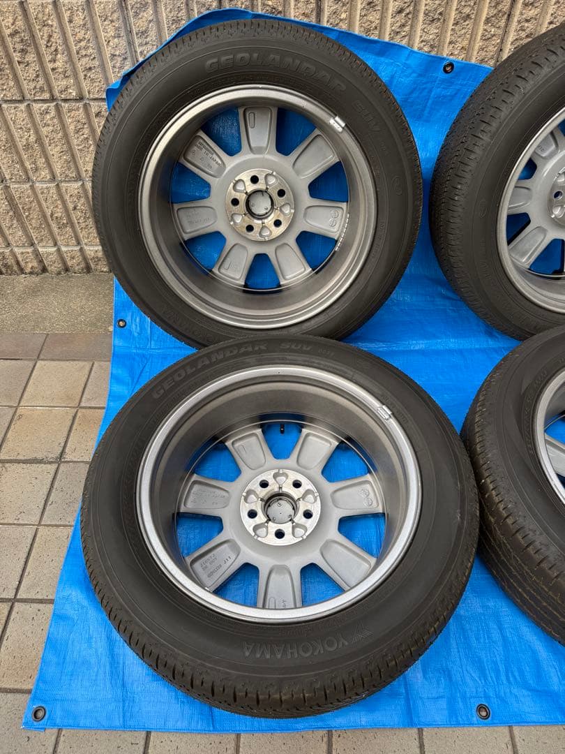 デリカD5 シャモニー　純正ホイール＆タイヤ4本セット【新車外し品】