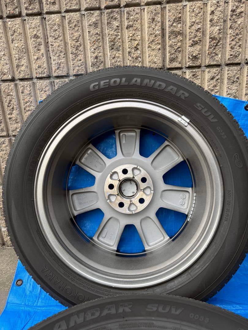 デリカD5 シャモニー　純正ホイール＆タイヤ4本セット【新車外し品】