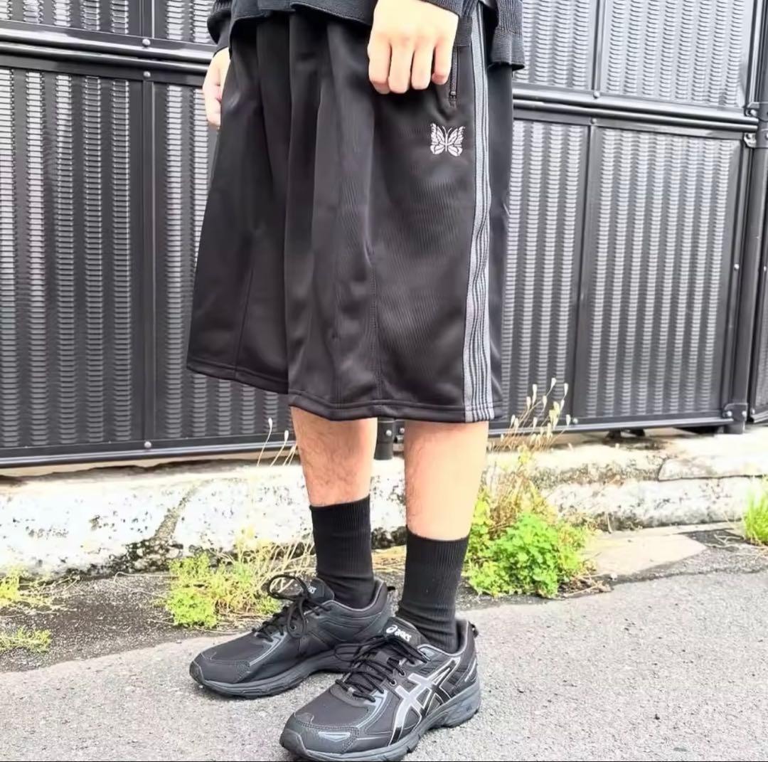 パンツ Needles TRACK PANT SHORTS - POLY SM