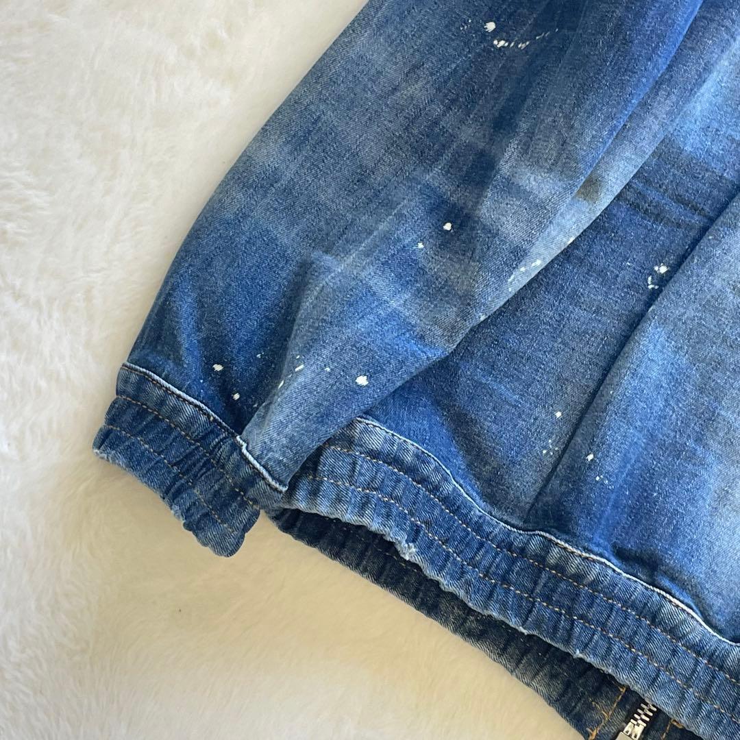 定価12万 22SS新作 DSQUARED2 デニムジャケット ペイント