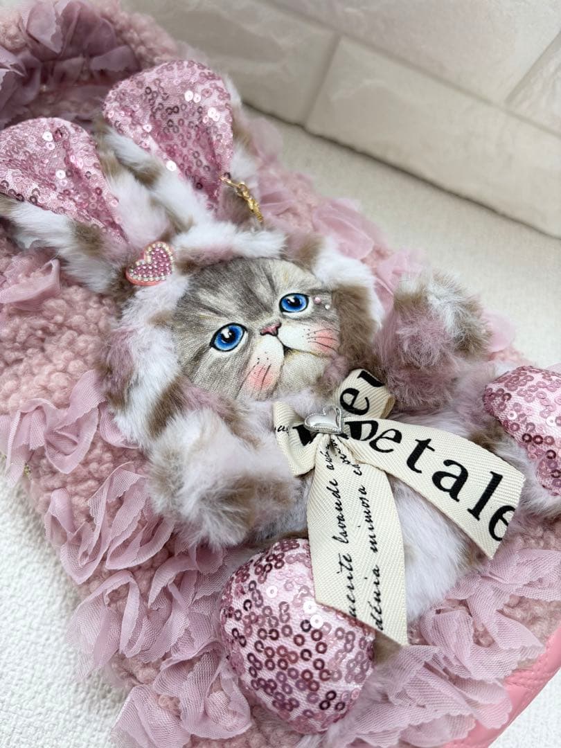 こ*り様 コヤンイサムチョン　サイドファスナーバッグ　ピンクボア　ルミちゃん　ヒ