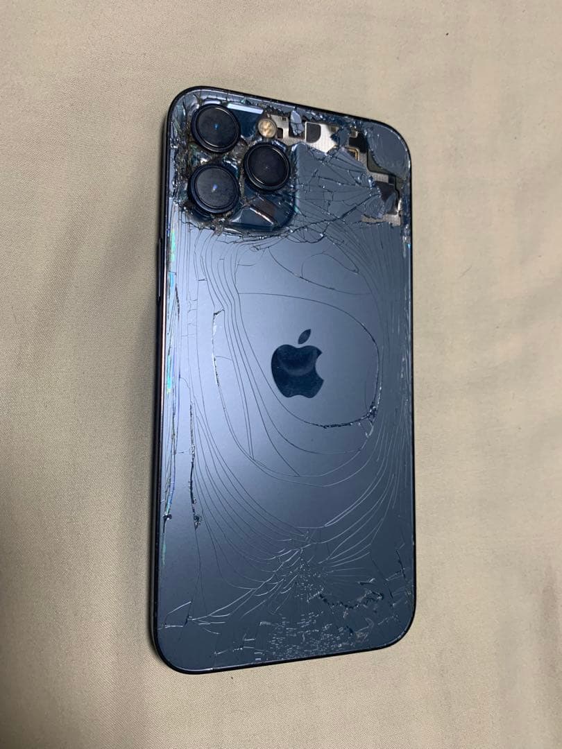 iPhone 12 Pro Max 256gb ブルー　ジャンク