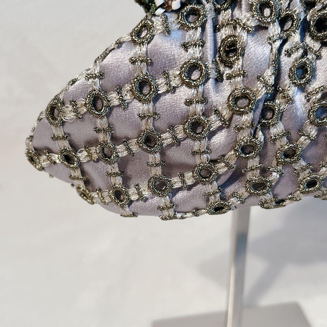 希少 新品タグ付き bagteria バグテリア ビーズ刺繍バッグ Y2K