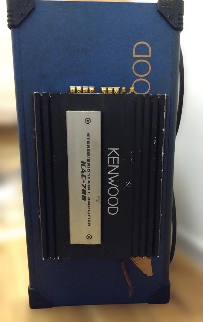 KENWOOD ウーファー(SKC-DB2500)＋アンプ(KAC-728)