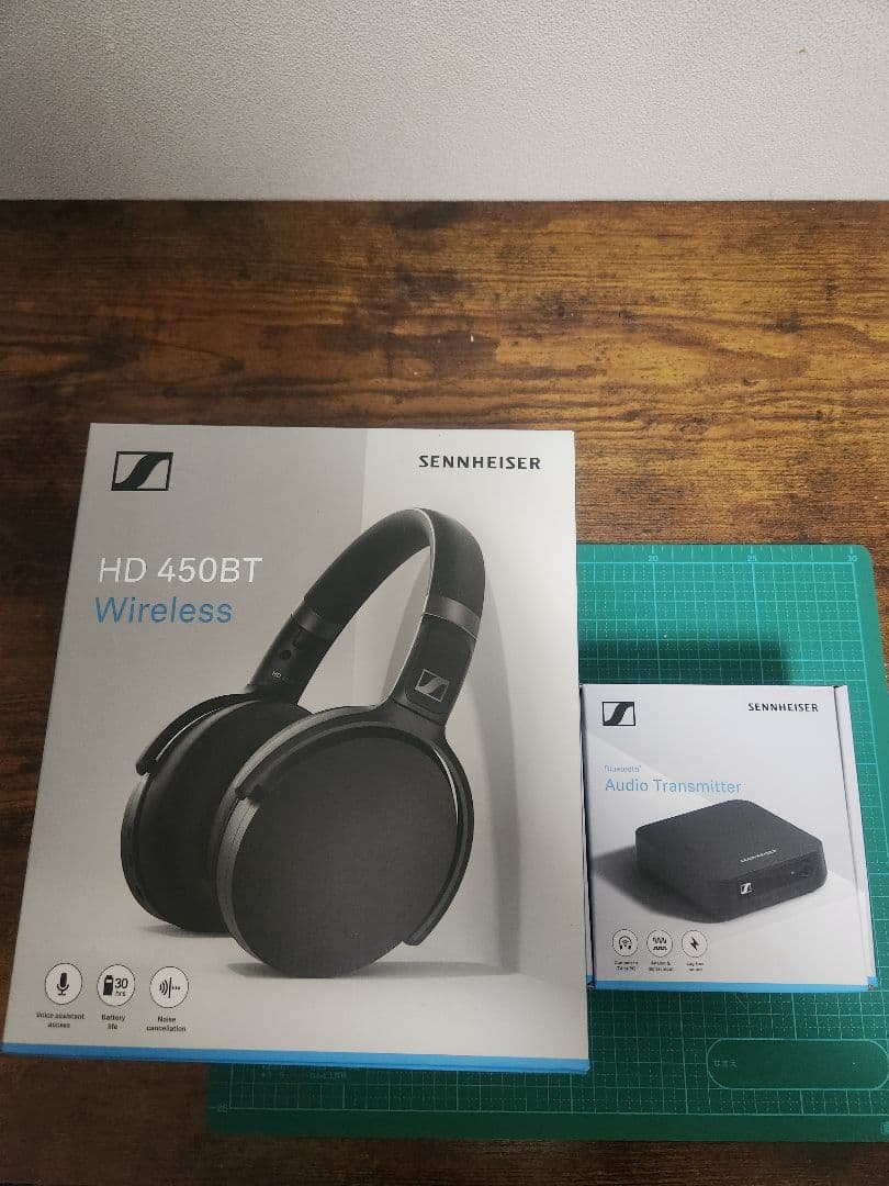 Sennheiser HD 450BTとオーディオトランスミッター