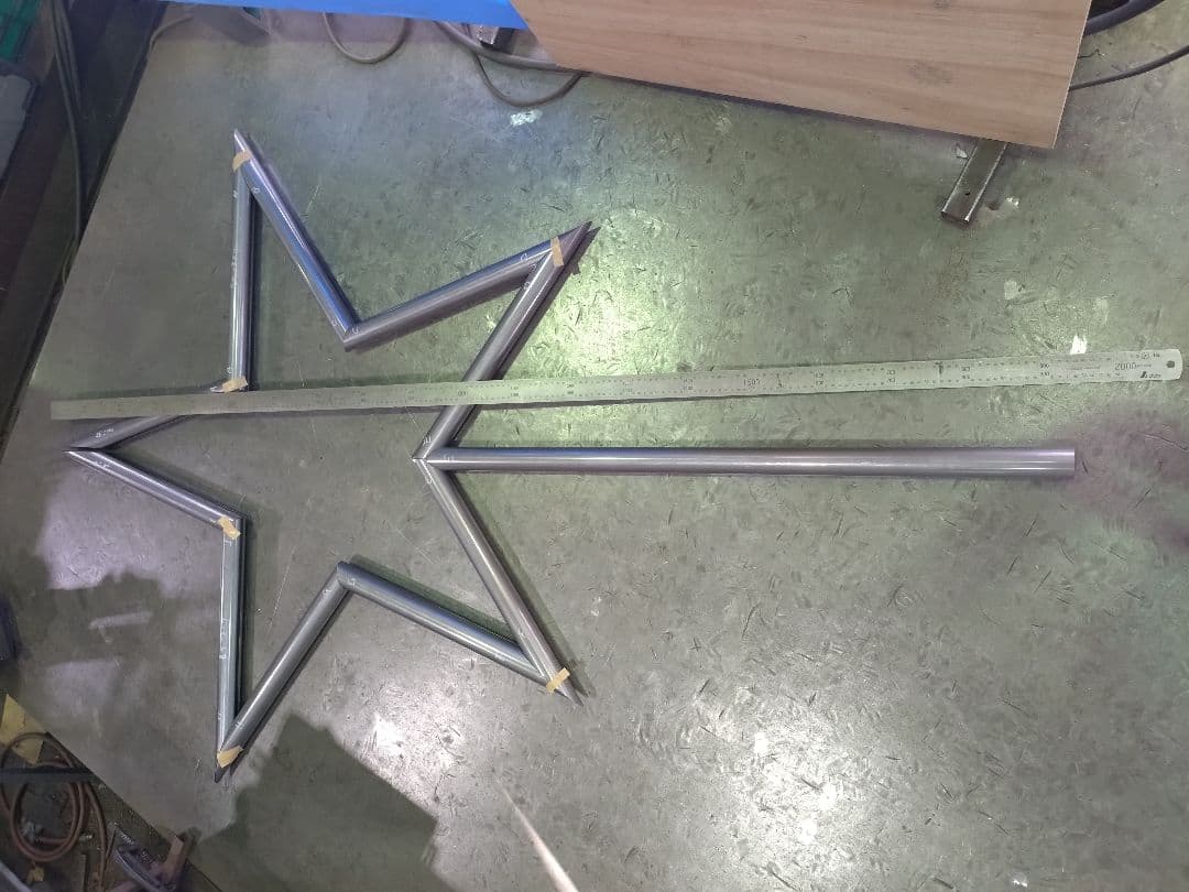 にゃおすけ竹槍マフラー星型溶接お願いしますセット