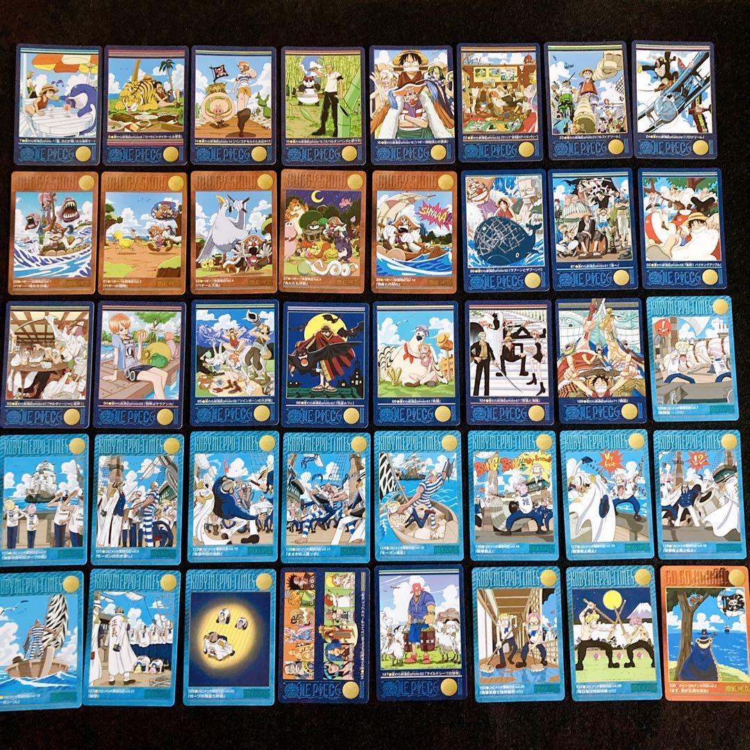 ワンピース　ビジュアルアドベンチャー　カードダス　４０枚