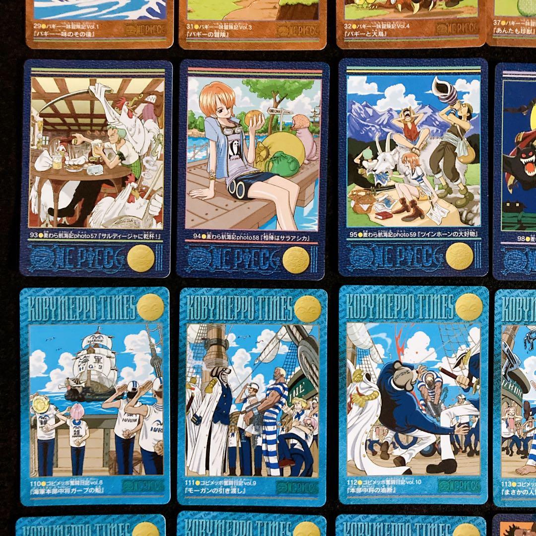 ワンピース　ビジュアルアドベンチャー　カードダス　４０枚