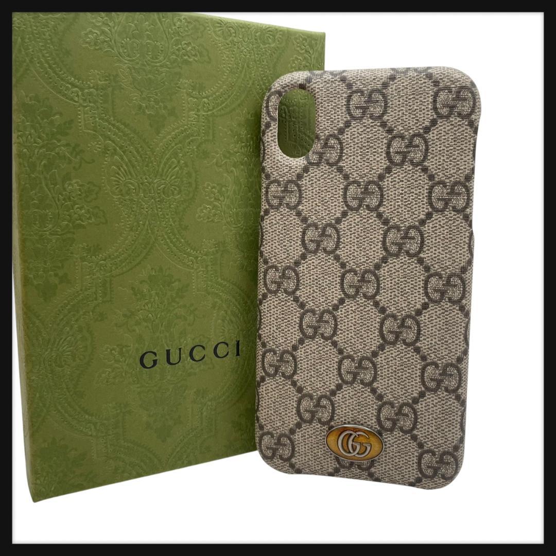 【新品】 GUCCI グッチ iPhoneXケース GG スプリーム